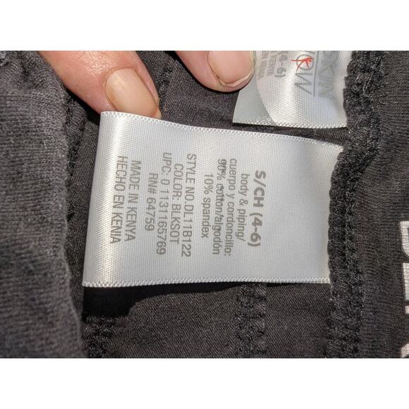 Danskin capri yoga pants black and white SZ Small. - Picture 8 of 11